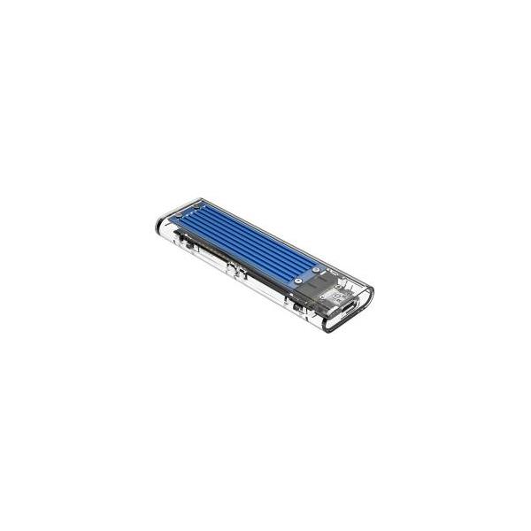 Orico vanjsko kućište M.2 SSD, NMVe/SATA (10Gbps), M-key+B-key, USB3.1, plavo ,(ORICO TCM2M-C3-BL-BP)