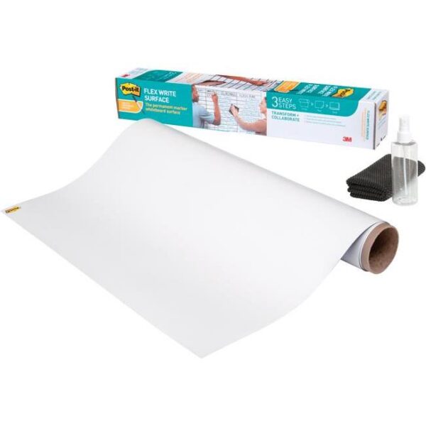 Ploča samoljepljiva u roli piši-briši 60,9x91,4cm Post-it Flex Write Surface FWS3x2 3M.bijela