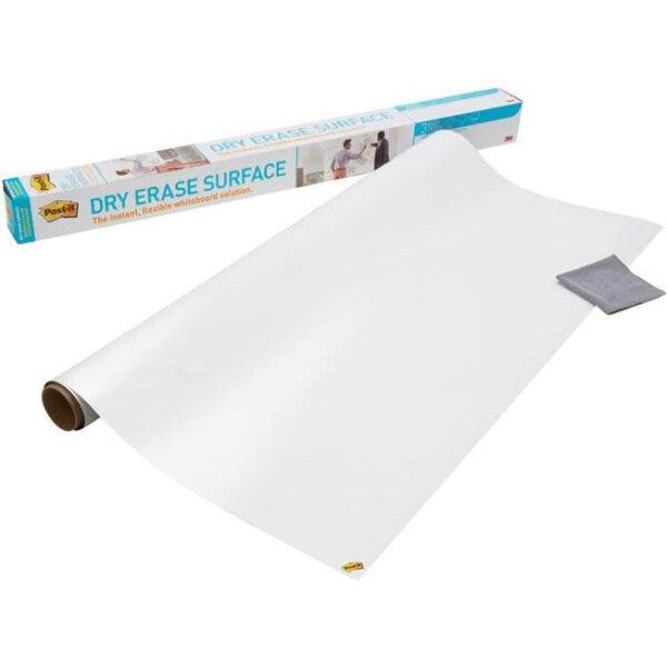 Ploča samoljepljiva u roli piši-briši, non-permanent markeri 60,9x91,4cm Post-it Super Sticky Dry Erase DEF3x2-EU 3M.bijela!!