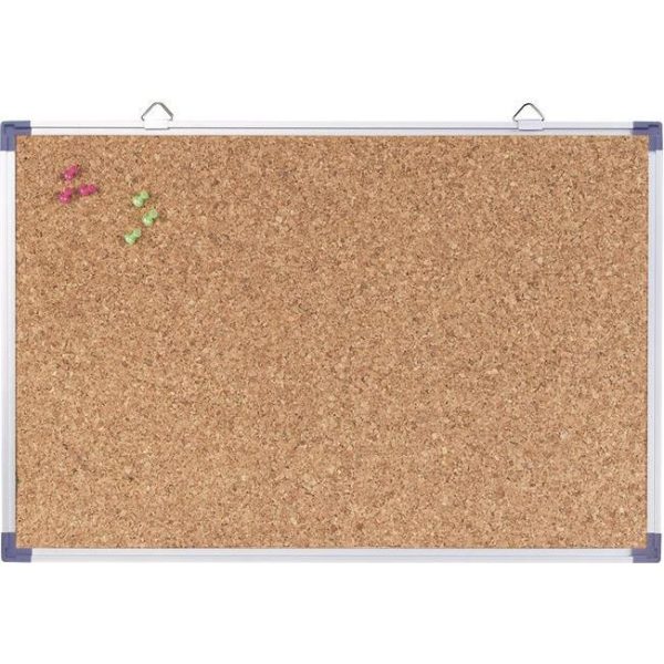 Ploča pluto  90x60cm obostrana aluminijski okvir CWB06096A