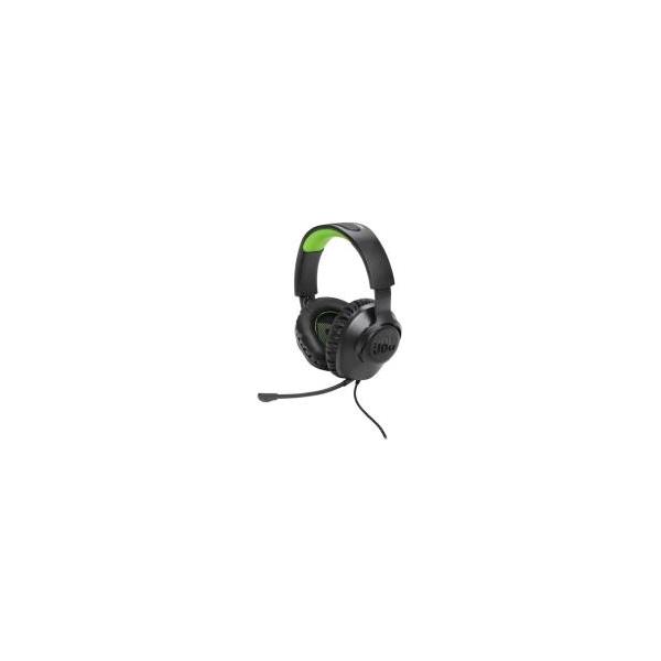 JBL Quantum 100 Xbox naglavne igraće slušalice s mikrofonom, 3.5mm, JBLQ100XBLKGRN