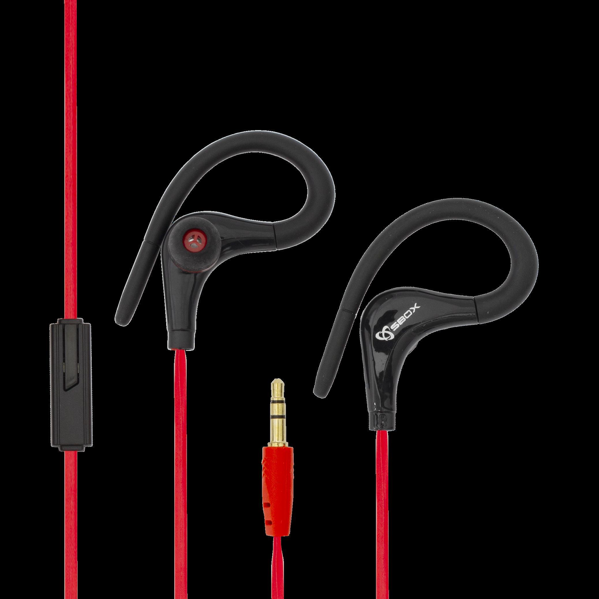 SBOX SLUŠALICE + MIKROFON EP-338 Crne / Sport, EP-338B