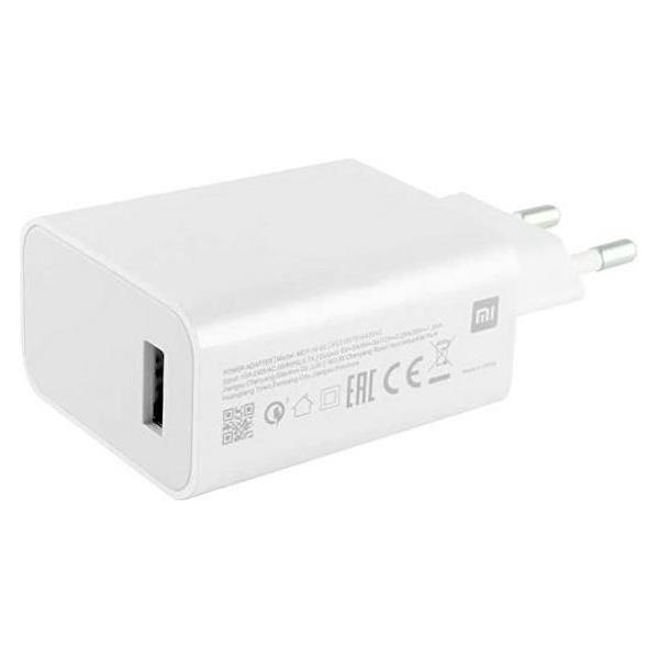 KUĆNI PUNJAČ ORIGINAL ZA XIAOMI MDY-10-EL, QC 3.0 27W TURBO BRZI BIJELI BULK