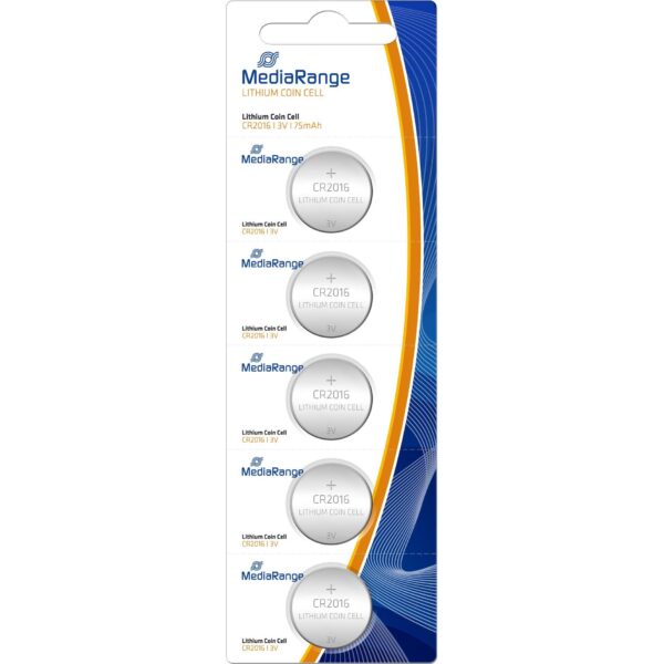 MediaRange CR2016/3V Litijeve baterije COIN 1 KOMAD, MRBAT136