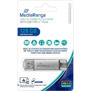 MediaRangeMEMORIJA USB STICK 3.0, 128GB s USB C, MR938