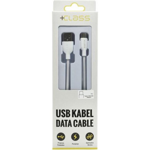 USB KABEL TIP C, USB NA C DUŽINE 3 M BIJELI, 08070056