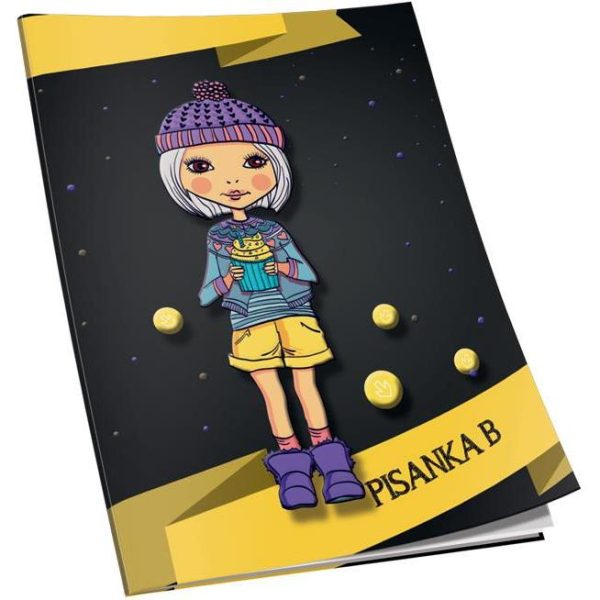 Obrazac školski pisanka "B" za 1razred Soft+ Connect Girl, 000043550