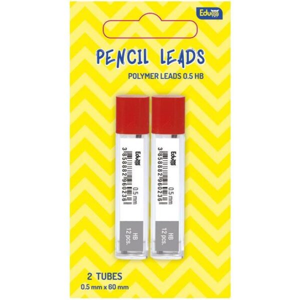 Mine 0,5mm HB polymer pk2 Educa blister