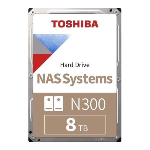 Toshiba N300 8TB, 128MB, 7200rpm, NAS, HDWG480UZSVA