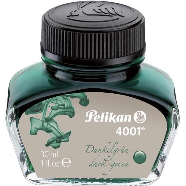 Tinta za nalivpero bočica 30ml 4001 Pelikan 300056 tamno zelena
