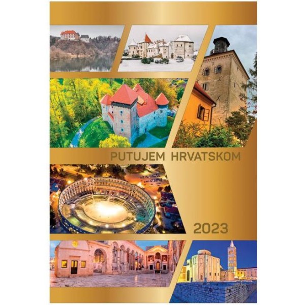 Kalendar "Putujem Hrvatskom 2025" 13 listova, spirala, 000010389