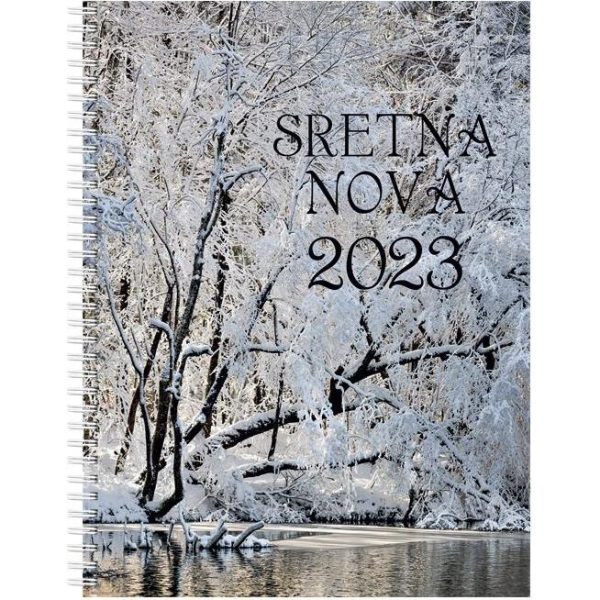 Uložak za stolni kalendar-spiralni uvez samoljepljiv, 000000462