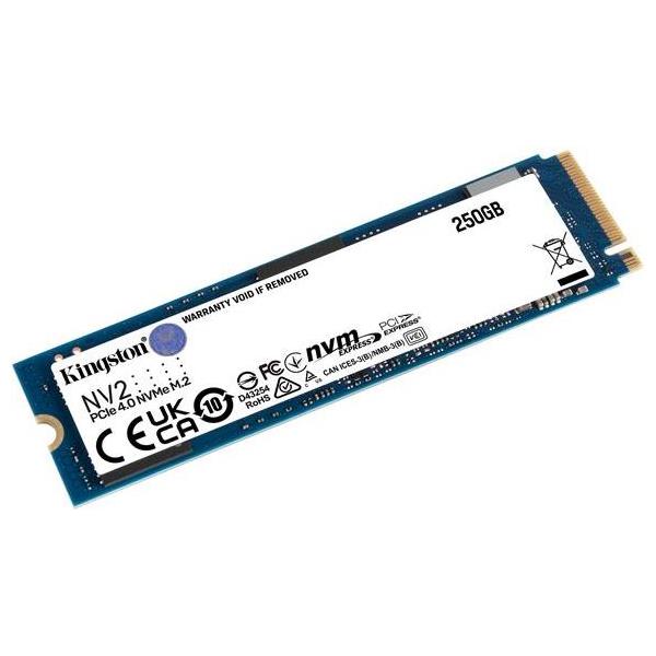 Kingston NV2 NVMe 250GB,R3000/W1300, M.2 2280, SNV2S/250G