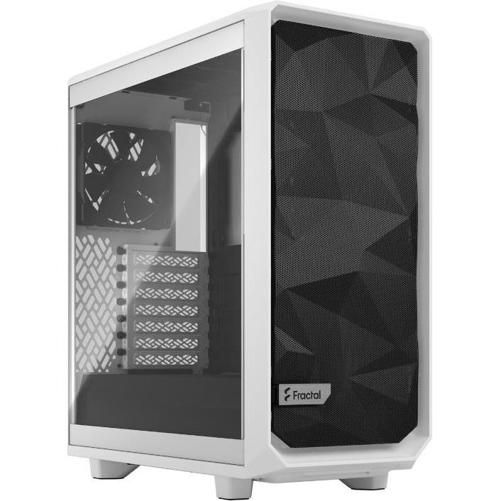 Fractal Meshify 2 Compact White TG Clear, bez nap., FD-C-MES2C-05