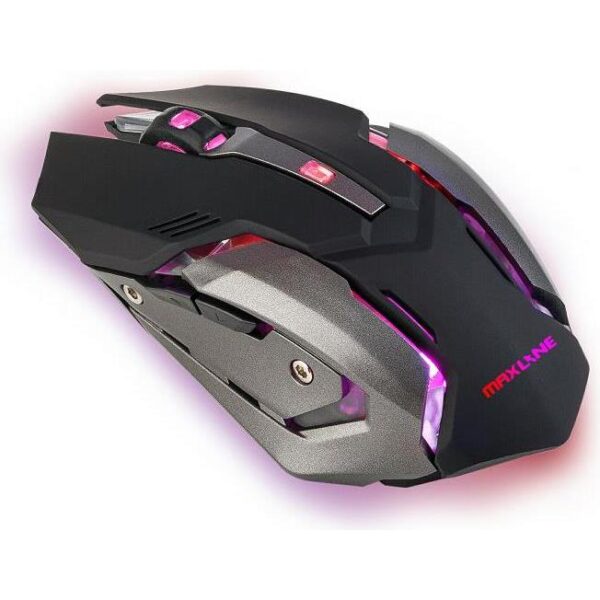 MAXLINE GAMING MIŠ SW-GM01 LED RGB, 3858893492719