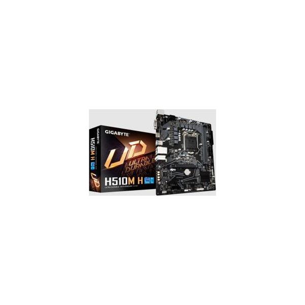 Gigabyte MB H510M H, S.1200, DDR4/3200, PCIe, M.2, G-LAN, VGA/HDMI, mATX