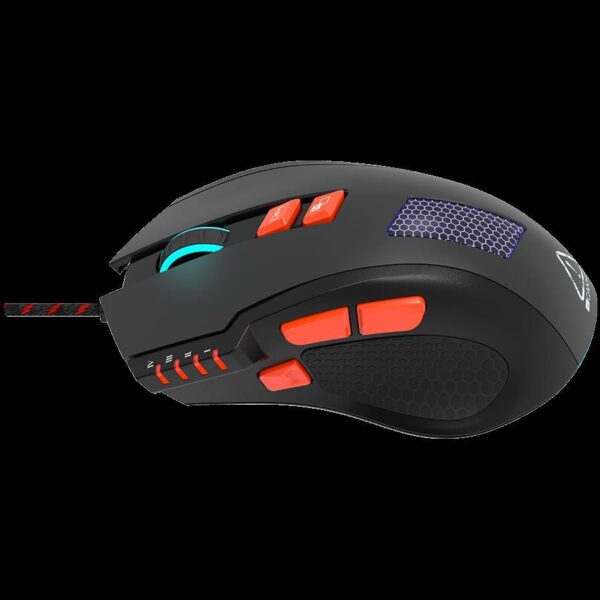 CANYON Wired Gaming Mouse with 8 programmable buttons, sunplus optical 6651 sensor, 4 levels of DPI default and can be up to 6400, 10 million times key life, 1.65m Braided USB cable, CND-SGM05N - Slika 4