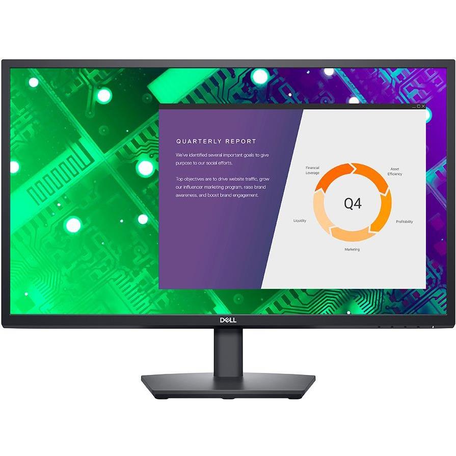 Monitor DELL E-series E2722HS 27in, 1920x1080, FHD, IPS Antiglare, 16:9, 1000:1, 300 cd/m2, 8ms/5ms, 178/178, DP, HDMI, VGA, Speakers, Tilt, Height Adjust, 3Y, E2722HS-09