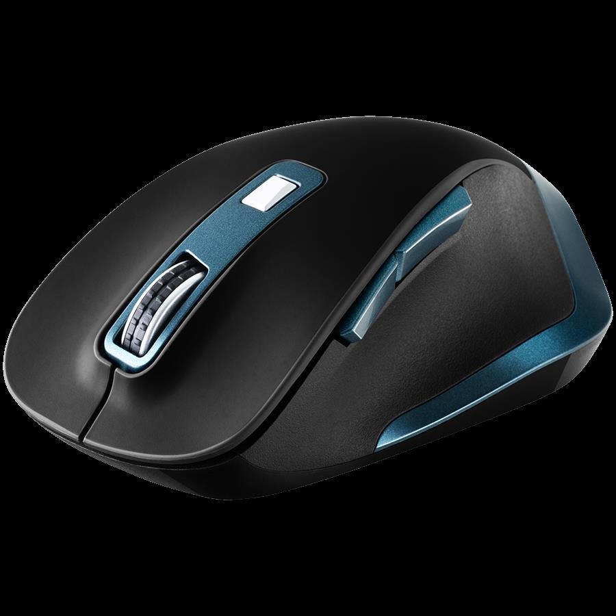 CANYON MW-14 2.4Ghz Wireless mouse, with 6 buttons,DPI 800/1200/1600/2000/2400,Battery:AAA*2 pcs , Black-blue 119.6*81.1*43.3mm86.8g, CNS-CMSW14DG - Slika 3