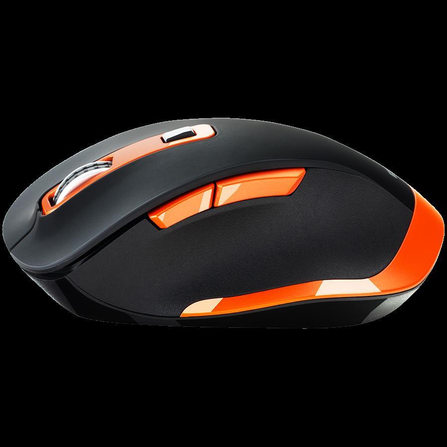 CANYON MW-14 2.4Ghz Wireless mouse, with 6 buttons,DPI 800/1200/1600/2000/2400,Battery:AAA*2 pcs , Black-Orange119.6*81.1*43.3mm86.8g, CNS-CMSW14BO - Slika 4