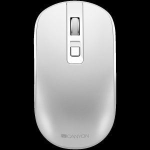 CANYON MW-18 2.4GHz Wireless Rechargeable Mouse with Pixart sensor, 4keys, Silent switch for right/left keys,DPI: 800/1200/1600, Max. usage 50 hours for one time full charged, CNS-CMSW18PW