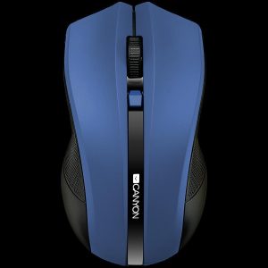 CANYON MW-5 2.4GHz wireless Optical Mouse with 4 buttons, DPI 800/1200/1600, Blue, 122*69*40mm, 0.067kg, CNE-CMSW05BL