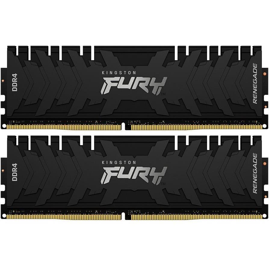 KINGSTON DRAM 32GB 3600MHz DDR4 CL16 DIMM (Kit of 2) FURY Renegade Black EAN: 740617322514, KF436C16RB1K2/32