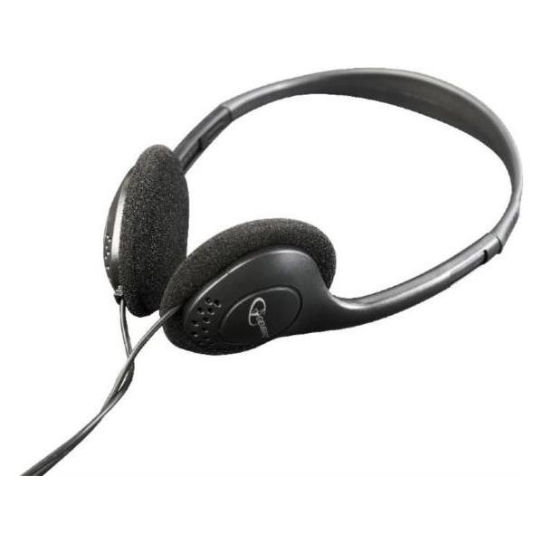 Gembird Stereo headphones with volume control, black color, MHP-123