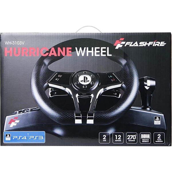 VOLAN HURRICANE FLASHFIRE WH-3103V-NL ZA PS4, PS3, PC I SWITCH 2 PEDALE+ MJENJAČ