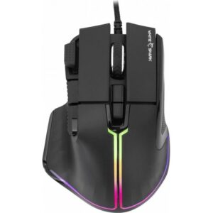 White Shark MIŠ GM-9006 MARROK Crni RGB / 12.000 dpi