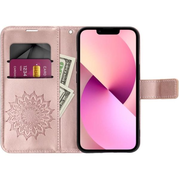 Torbica MEZZO Book case for SAMSUNG S22 Plus mandala rose gold - Slika 3