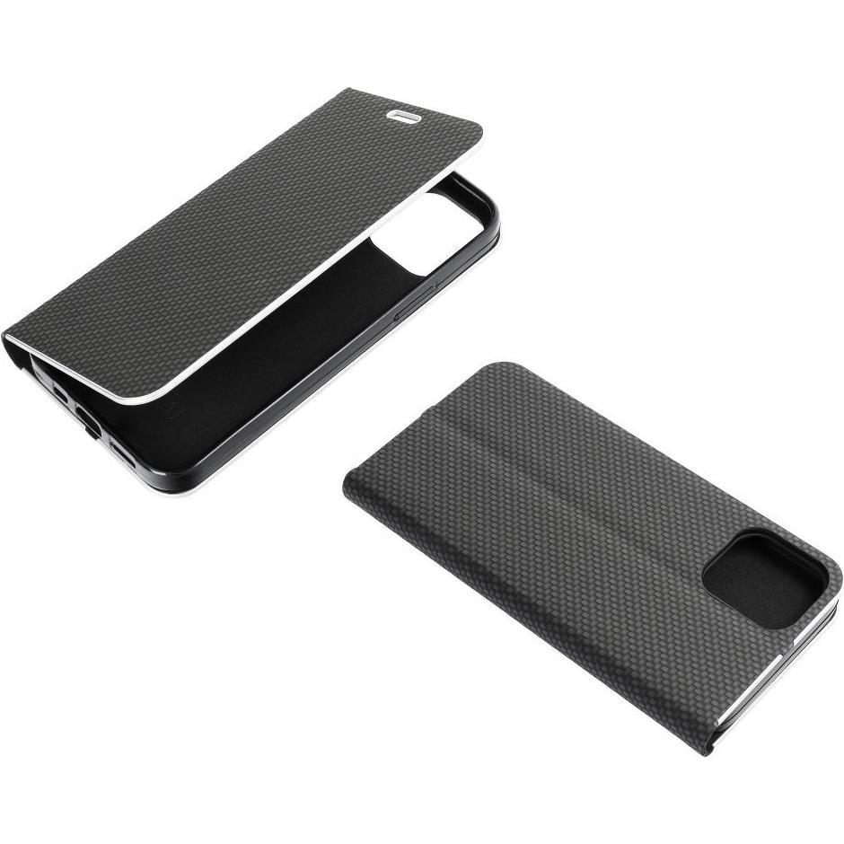 Torbica LUNA Book Carbon for SAMSUNG S22 black - Slika 2