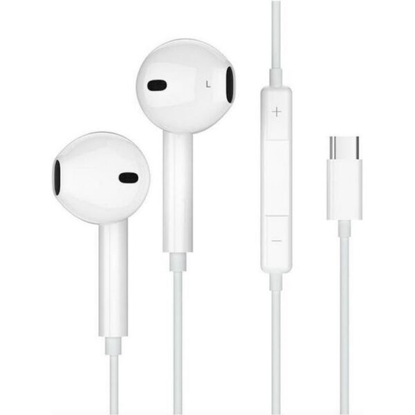 Slušalice JELLICO Earphones - X11 USB-C with microphone bijele, 3199 - Slika 2