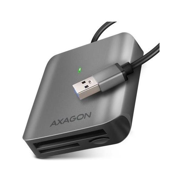 Čitač pametnih kartica AXAGON CRE-S3 SUPERSPEED USB-A UHS-II READER - Slika 4