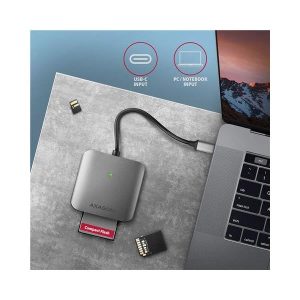 Čitač pametnih kartica AXAGON CRE-S3C SUPERSPEED USB-C UHS-II READER