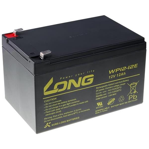 Avacom baterija za UPS, 12V 12Ah AGM F2 (WP12-12E), PBLO-12V012-F2AD