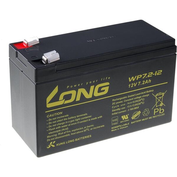 Avacom UPS baterija 12V 7,2Ah, F2, WP7.2-12 F2, PBLO-12V007,2-F2A