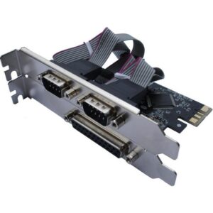 Asonic PCIE 2x ser. (RS232), 1x paralel port, + LP, N-PE-1P2S + LP