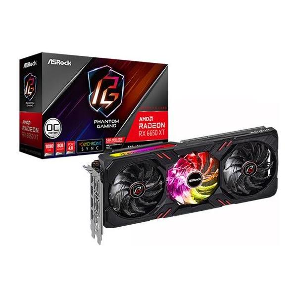 VGA ASR RX6650XT Phantom Gaming D 8G OC, 90-GA3MZZ-00UANF