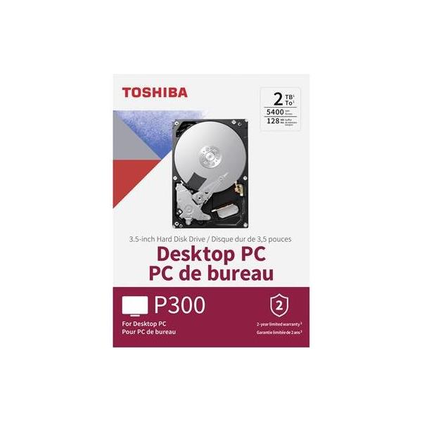 Tvrdi Disk Toshiba P300 2TB 3.5" - retail pakiranje, HDWD220EZSTA