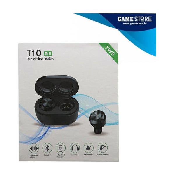 BLUETOOTH STEREO SLUŠALICE +CLASS T10 TWS CRNA