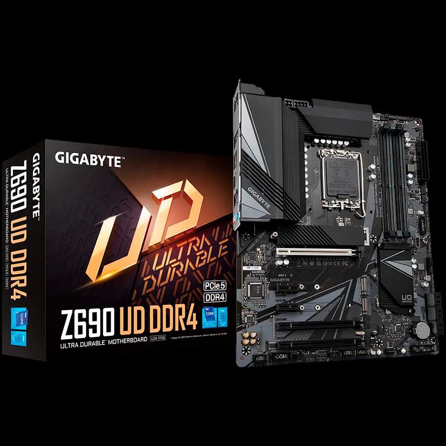 GIGABYTE Mainboard Desktop Z690 UD DDR4 (S1700, 4xDDR4 up to 128GB, 1xPCIEX16x16 5.0, 1xPCIEX16x4 3.0, 1xPCIEX16x1 3.0, 2xPCIEX1, 6xSATA, 3xM.2, USB3.2, USB2.0, USB Type-C, 1xHDMI, 1xDP, 2.5GbE LAN, A - Slika 2