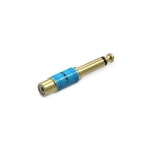 ADAPTER AUDIO 6.35 mm MUŠKI NA RCA CINCH ŽENSKI VENTION VDD-C03 ZLATNI, VDD-C03