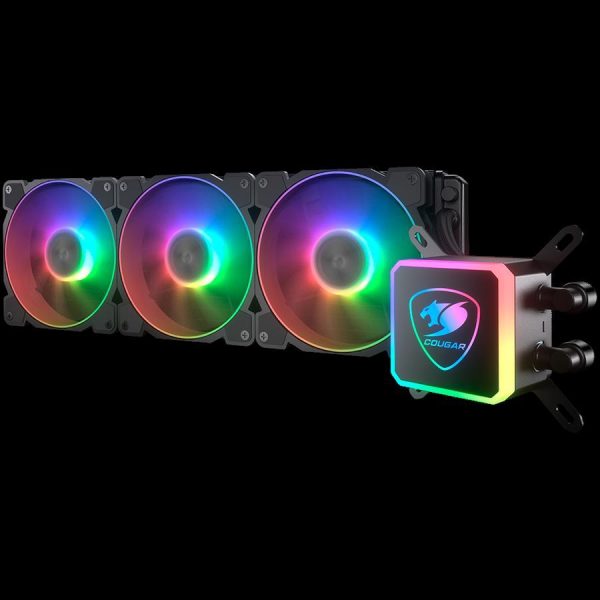 Cougar I Aqua ARGB 360 I 3MAQR360.0004 I AiO Liquid Cooling I Aqua ARGB 360 *1 + 120mm RGB Fan x3 + remote control, CGR-AQUA RGB 360 - Slika 2