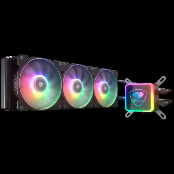 Cougar I Aqua ARGB 360 I 3MAQR360.0004 I AiO Liquid Cooling I Aqua ARGB 360 *1 + 120mm RGB Fan x3 + remote control, CGR-AQUA RGB 360 - Slika 3
