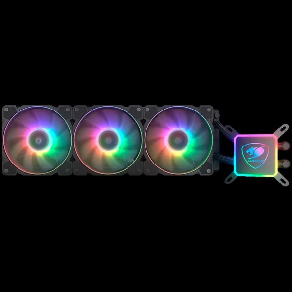 Cougar I Aqua ARGB 360 I 3MAQR360.0004 I AiO Liquid Cooling I Aqua ARGB 360 *1 + 120mm RGB Fan x3 + remote control, CGR-AQUA RGB 360 - Slika 4
