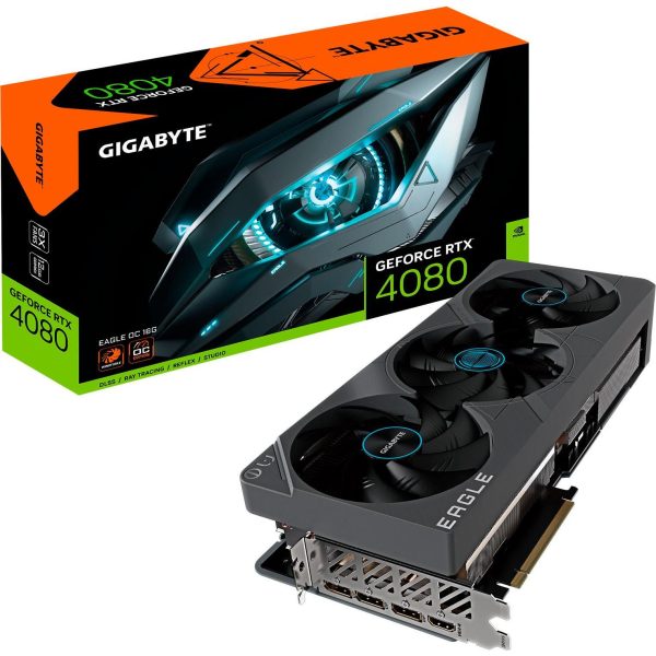 GIGABYTE Video Card NVIDIA GeForce RTX 4080 EAGLE OC 16GB, GDDR6X 16GB/256bit, PCI-E 4.0 x16, 1x HDMI, 3x DP, 1x 16 pin power, ATX, Retail, GV-N4080EAGLE OC-16GD - Slika 3
