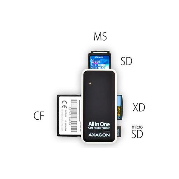 AXAGON CRE-X1 Mini čitač memoriskih kartica 5-slot ALL-IN-ONE - Slika 3