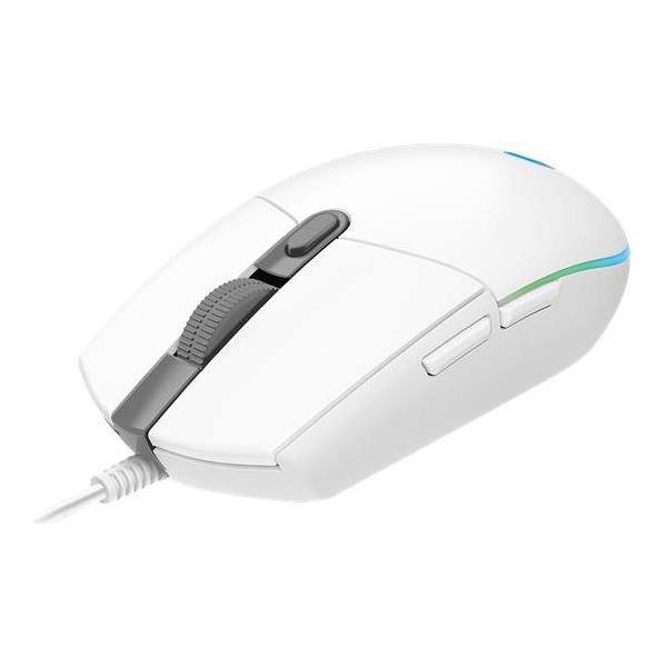 Miš žični Logitech G203 Lightsync Bijeli, 910-005797