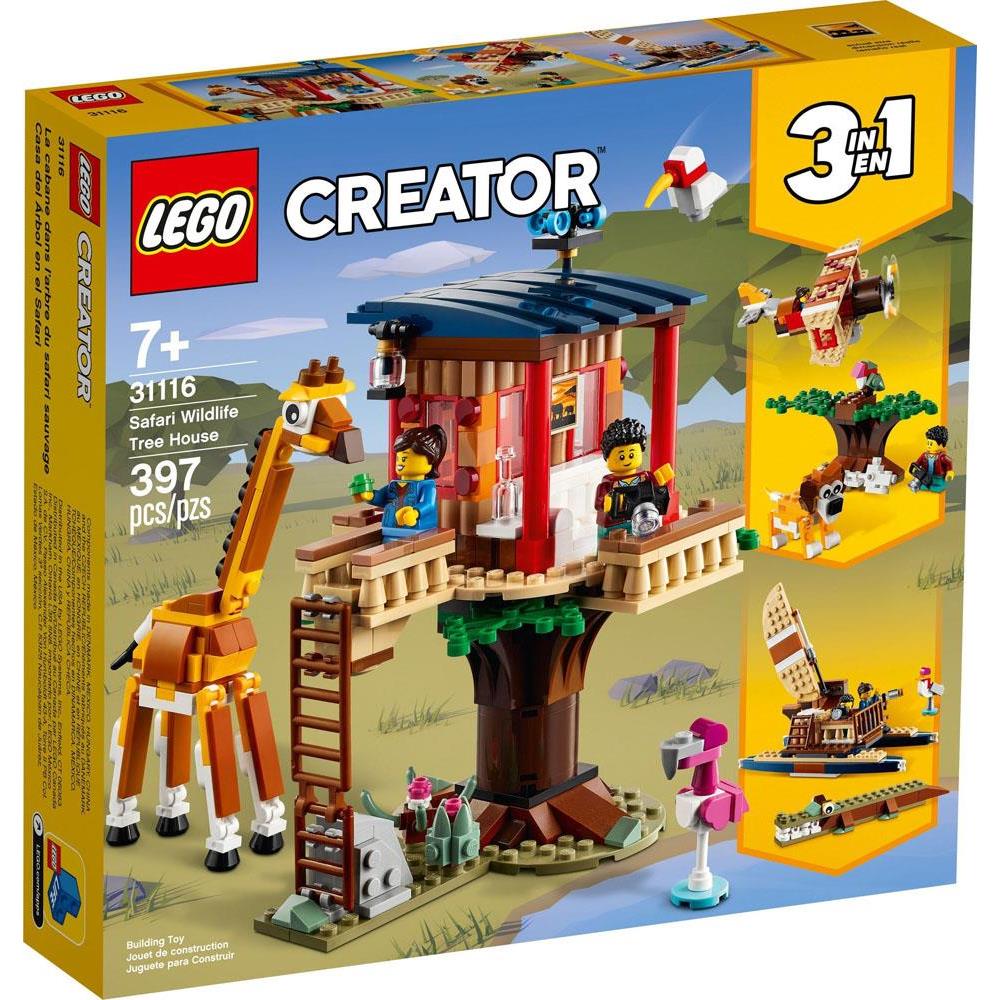 Set LEGO kocke Creator Safari Wildlife Tree House (31116)